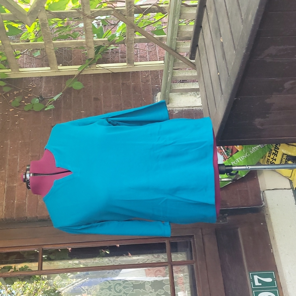 LL Bean 3/4 sleeve tunic top size 2X